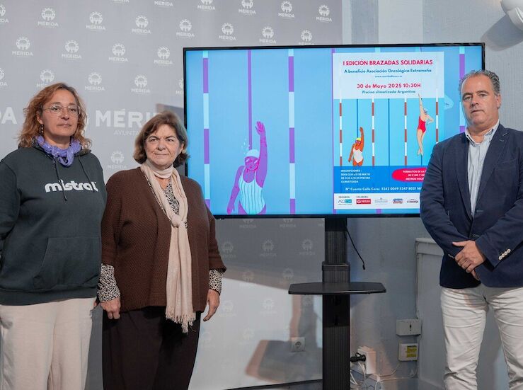 El 30 de mayo Mrida acoge I Edicin de Brazadas solidarias frente al cncer