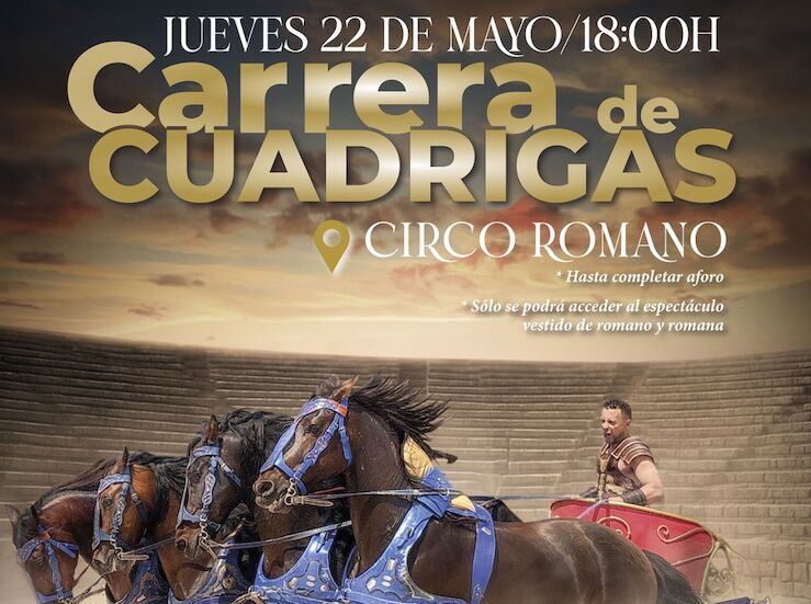 Atuendo de romano ser obligatorio para acceder a carreras de cudrigas en Emerita Lvdica