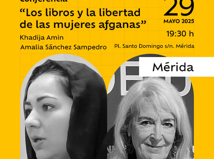 En Mrida Khadija Amin y Amalia Snchez Sampedro charlarn sobre libertad de las afganas