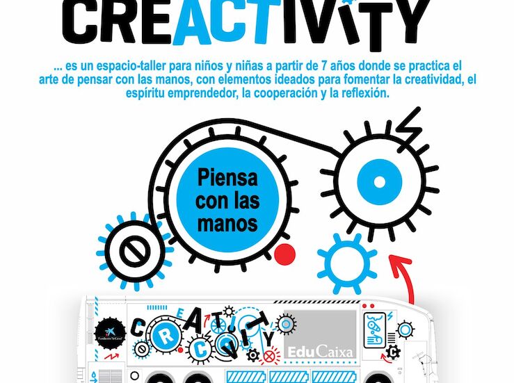 El taller itinerante Creactivity de EduCaixa llega a Mrida del 24 al 27 de junio