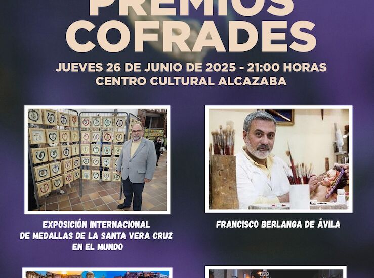 Los Premios Cofrades 2025 de Mrida se entregarn el prximo 26 de junio