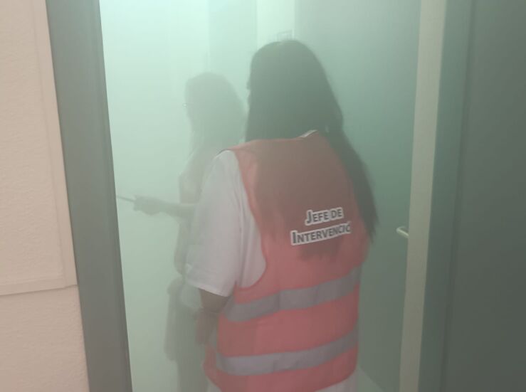 Plena inclusin Extremadura realiza simulacro de incendio y evacuacin inclusivo en Mrida