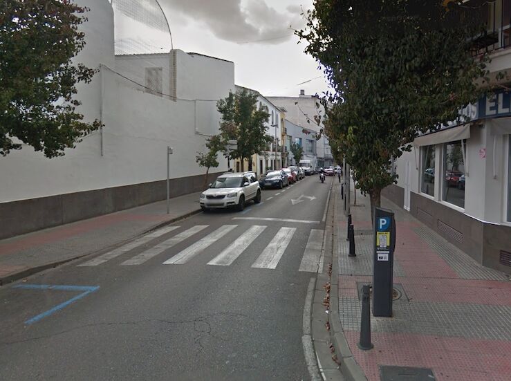 Obras en el Parador de Mrida provocan el corte al trfico de la calle Almendralejo