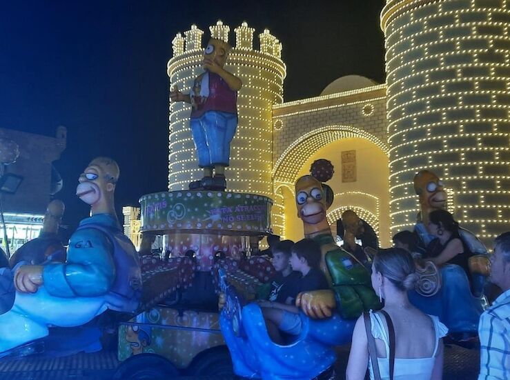 Atracciones infantiles de la Feria de San Juan de Badajoz hasta las 2200 horas 29 junio
