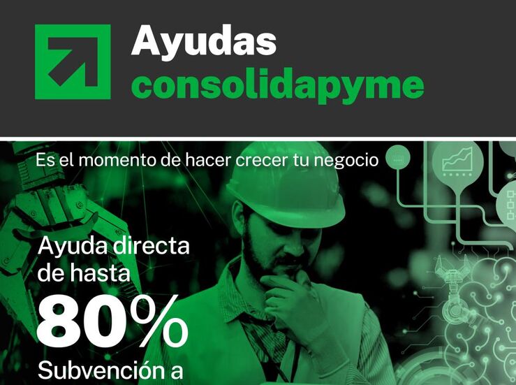 Autorizada convocatoria de ayudas del programa Consolidapyme con 2M para 2026