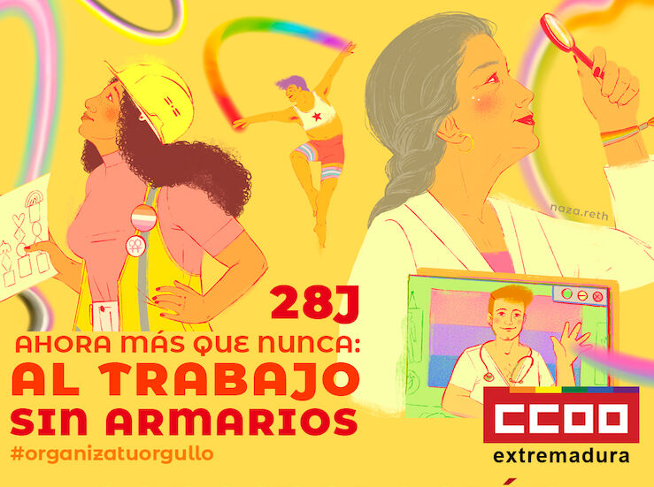 CCOO convoca una concentracin este viernes en su sede Mrida en defensa de la diversidad