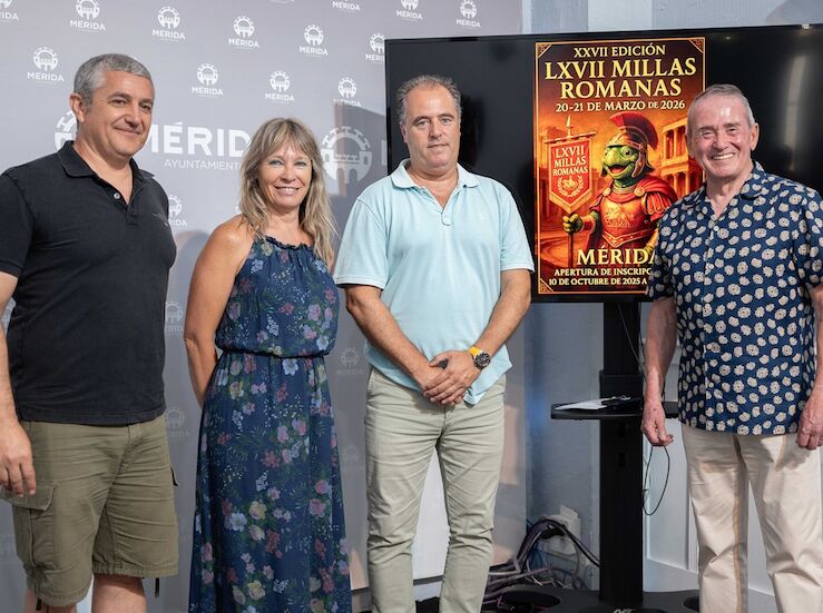 Las XXVII Millas Romanas de Mrida se celebrarn los das 20 y 21 de marzo de 2026 