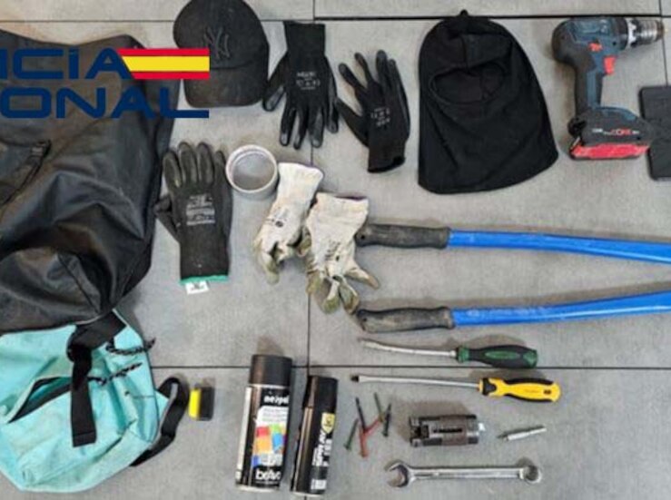 La Polica Nacional detiene in fraganti al autor de un robo con fuerza en Mria