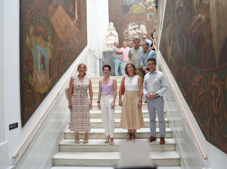 La Diputacin culmina la restauracin de la escalera noble del Hospital Provincial