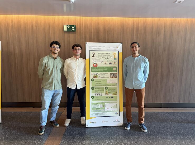 Estudiantes UEx reciben premio por proyecto de mejora para central de biomasa de Miajadas