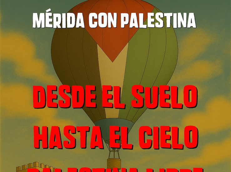 Un globo aerosttico se elevar en el Acueducto de los Milagros de Mrida por Palestina