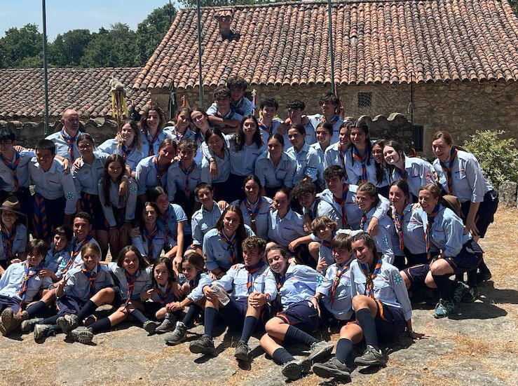 El Grupo Scout San Jos de Mrida cierra su X Aniversario con un campamento en Villamiel