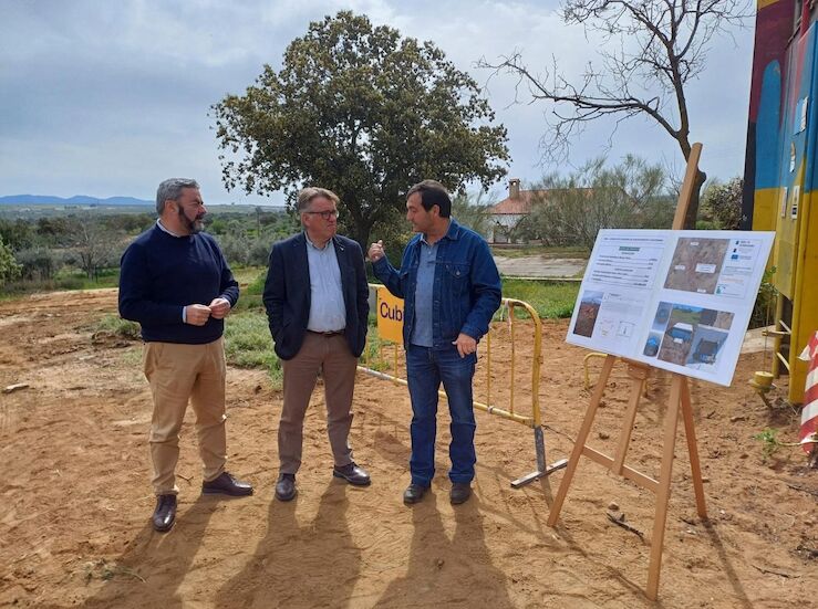 Finalizan las obras de mejora del abastecimiento de agua a la pedana de Docenario