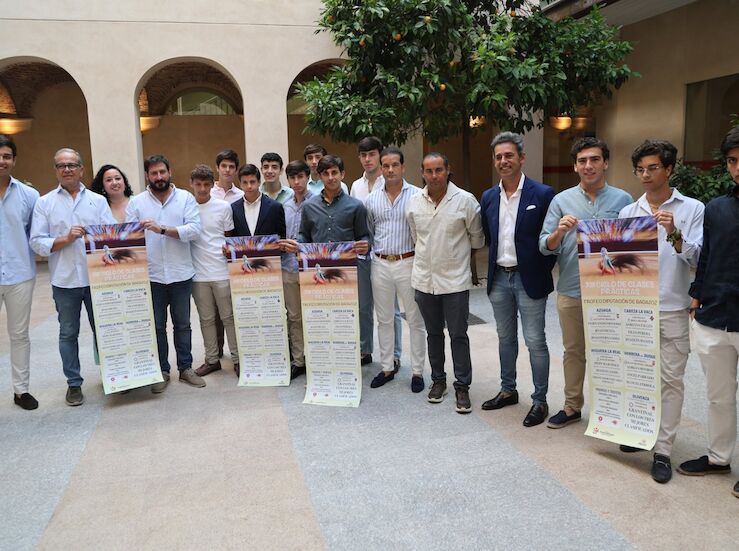 12 alumnos en los 5 festejos del XIII Ciclo Clases Prcticas Trofeo Diputacin de Badajoz