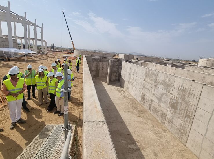 La EDAR de Don Benito y Villanueva est ejecutada al 50 y entrar en servicio en 2027