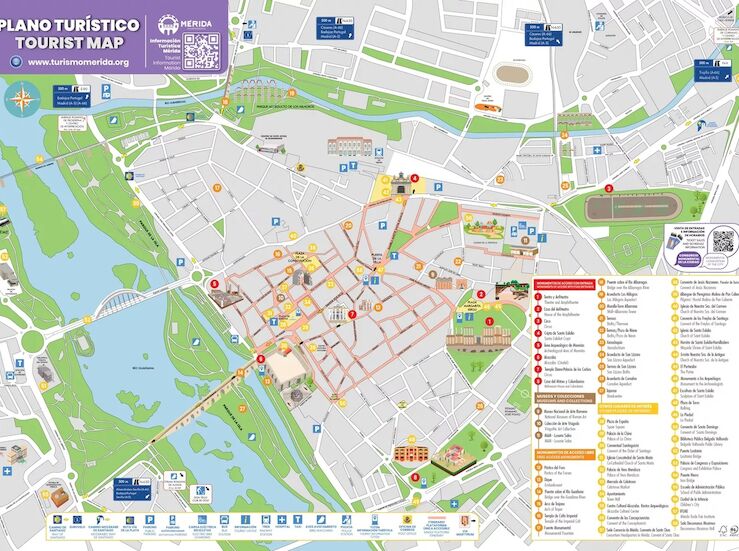 Mrida estrena un nuevo mapa turstico con la edicin de 200000 ejemplares