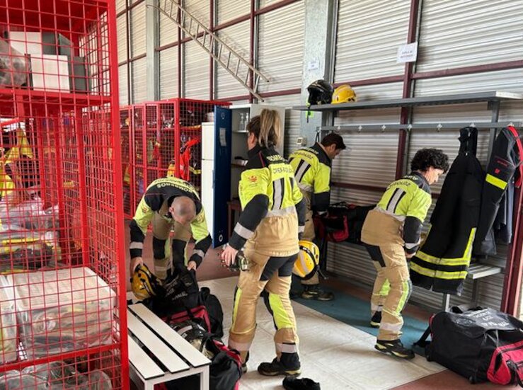 CPEI Diputacin Badajoz refuerza cobertura en lmites con Cceres por los incendios
