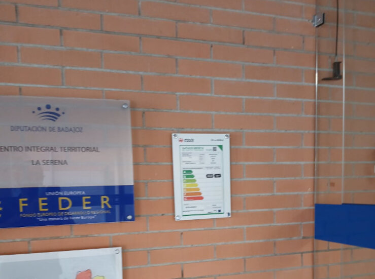 Diputacin finaliza instalacin de Etiquetas Eficiencia Energtica en todos sus edificios