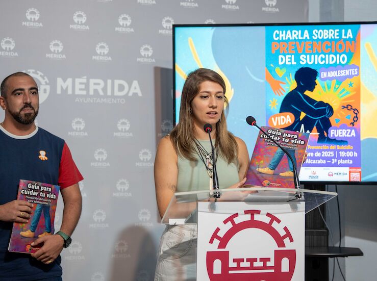 Charla sobre prevencin del suicidio en adolescentes en Centro Cultural Alcazaba de Mrida