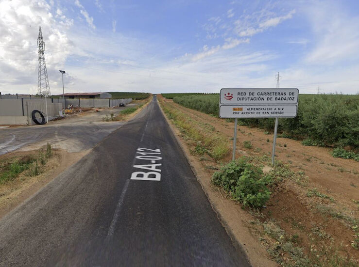 Aprobado proyecto acondicionamiento y mejora de BA012 entre Almendralejo y NV por Arroyo