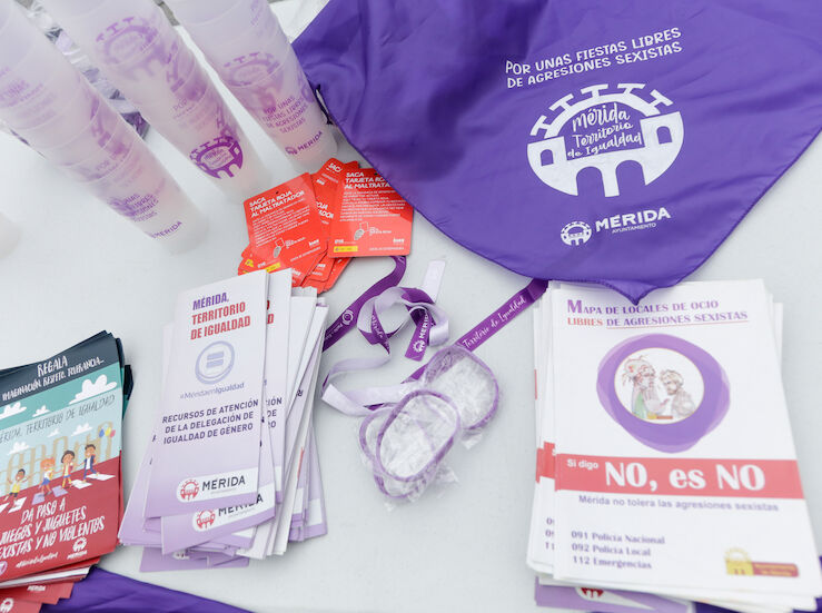 El Ayuntamiento de Mrida instalar tres puntos violeta en la Feria 