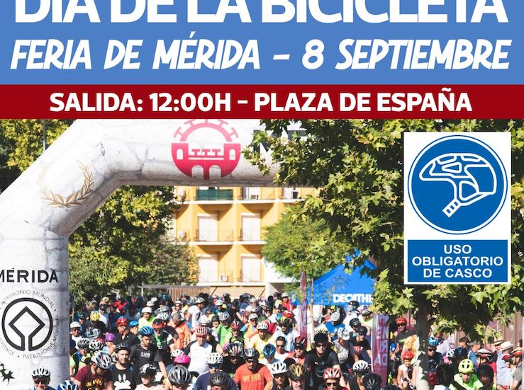 Mrida celebrar su tradicional Da de la Bicicleta el prximo 8 de septiembre