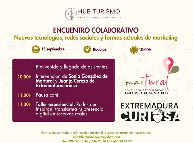 El Hub Turismo Extremadura celebra un nuevo encuentro en Badajoz