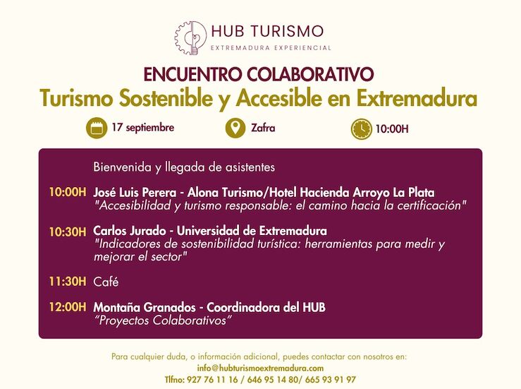 Nuevo encuentro sectorial del Hub Turismo Extremadura en Zafra