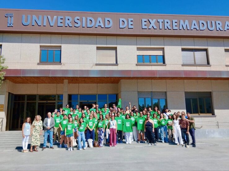 La UEX da la bienvenida a 225 estudiantes internacionales en el Welcome Day 20252026