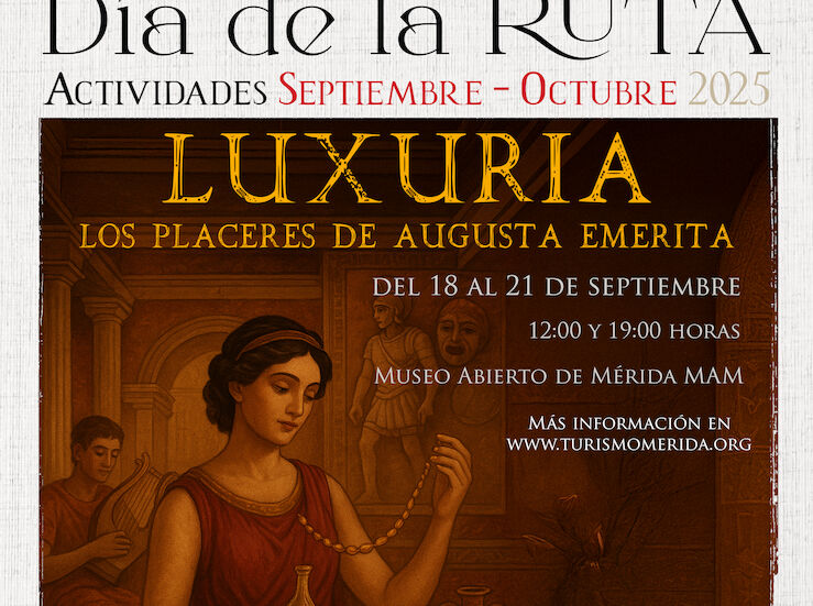 Da de la Ruta Va de la Plata llega a Mrida con visitas gratuitas a exposicin Luxuria