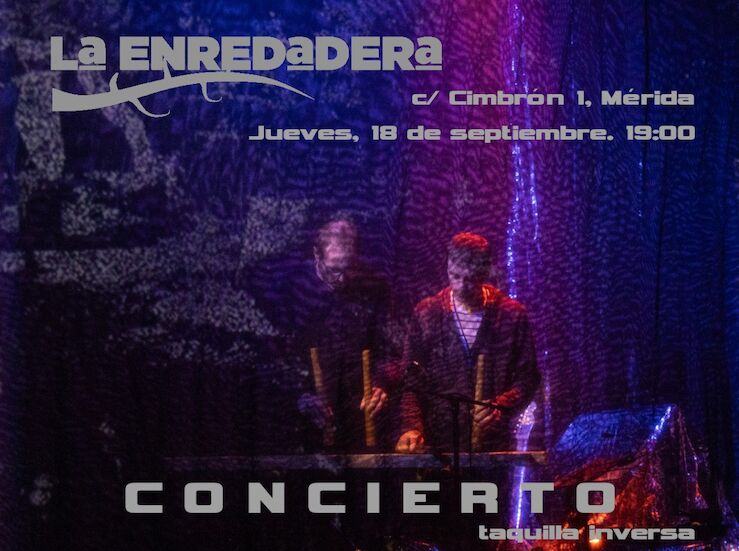 Concierto gratuito de msica tradicional vasca y electrnica en La Enredadera en Mrida