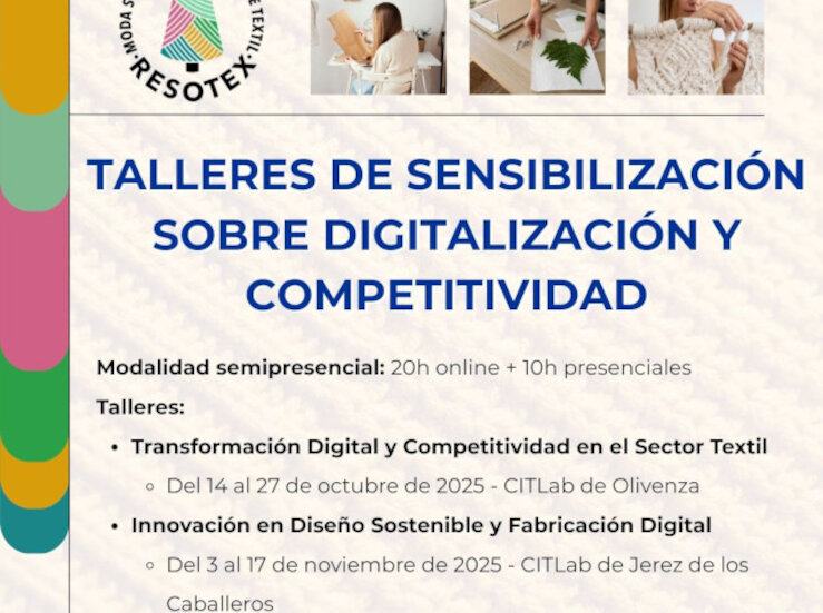 Tres talleres formarn en Olivenza Jerez y Villanueva sobre modernizacin sector textil
