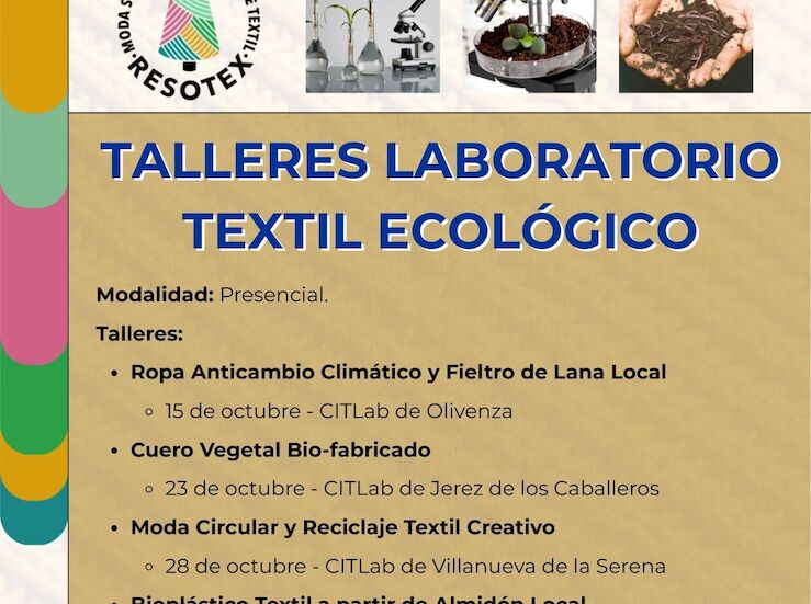 Diputacin Badajoz desarrolla talleres piloto de innovacin en moda creativa y sostenible