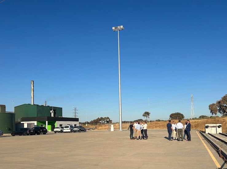 Junta supervisa obras en ExpacioMrida que permitirn intermodalidad carreteraferrocarril
