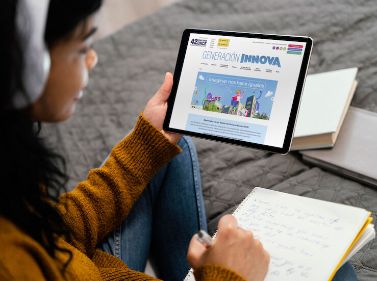 Concurso Escolar ONCE anima a dar el botn de pausa para imaginar mundo ms accesible