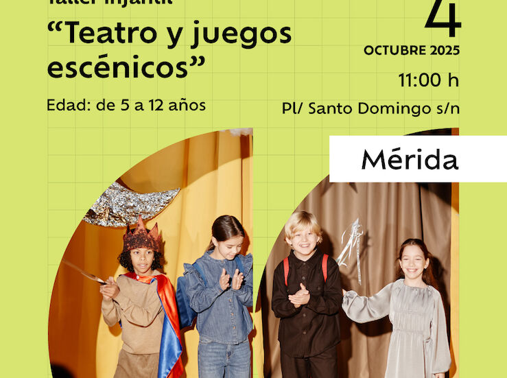 Fundacin CB organiza en Mrida un taller infantil de teatro y juegos escnicos