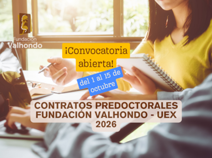 Fundacin Valhondo cumple su promesa y convoca 5 contratos predoctorales para 2026