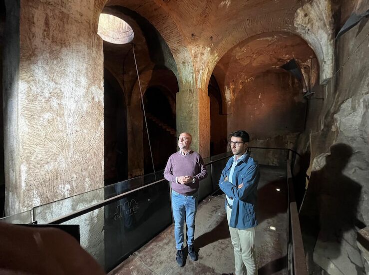 Iniciadas las obras para reabrir al pblico el aljibe de la Preciosa Sangre en Cceres