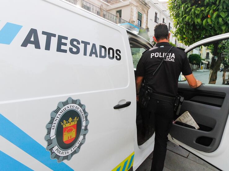 Polica Local de Mrida realiz la pasada semana 17 atestados en mbito de seguridad vial