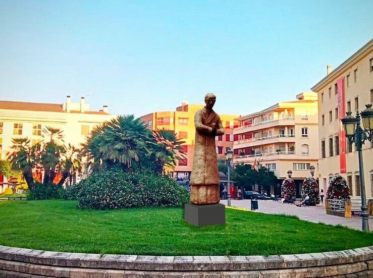 Un monumento homenajear figura y obra del Padre Rafael en la plaza de San Atn de Badajoz