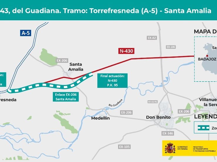 Aprobado EIA y Documento Tcnico del nuevo tramo de la autova A43