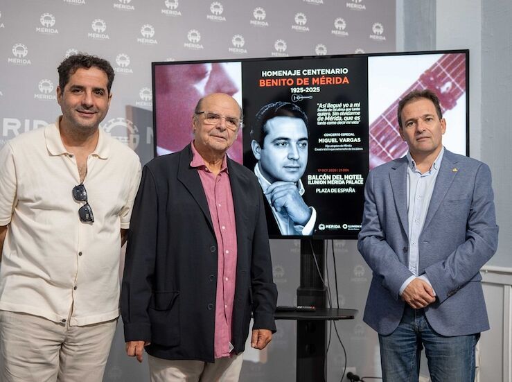 Homenaje al guitarrista Benito de Mrida en su centenario con concierto de Miguel Vargas