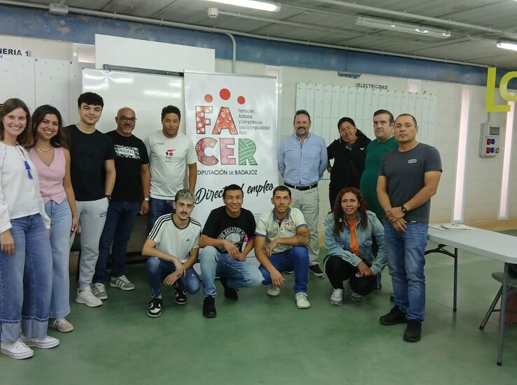 El Proyecto FACER de Diputacin imparte en Los Santos una nueva accin formativa