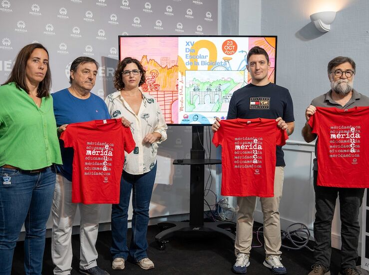 El XV Da Escolar de la Bicicleta reunir a 900 participantes en Mrida 