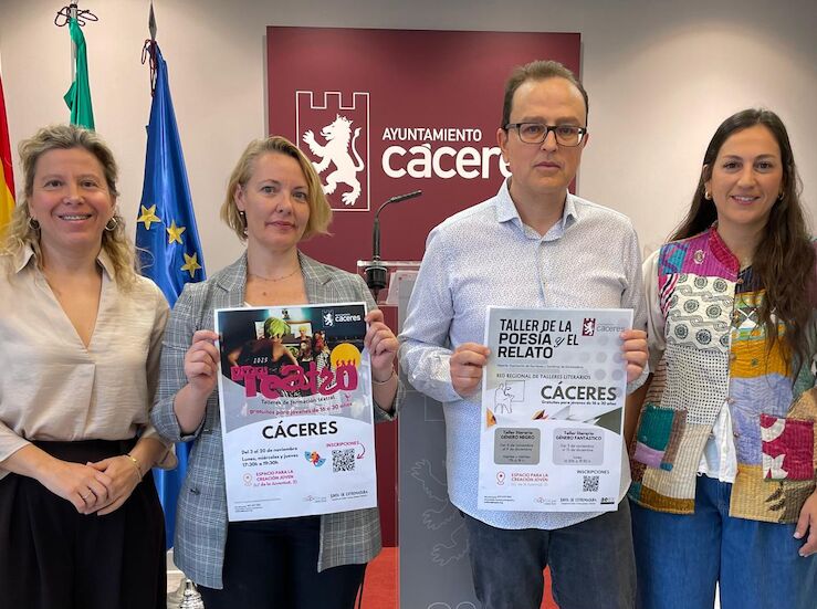 El Ayuntamiento de Cceres oferta talleres gratuitos de teatro y literatura para jvenes 