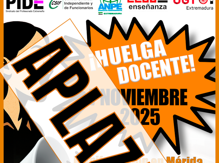 Sindicatos docentes aplazan huelga prevista para el 7 de noviembre tras adelanto electoral