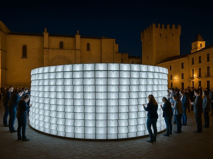 Plaza Sta Mara acoger una instalacin de creacin compartida para impulsar Cceres 2031