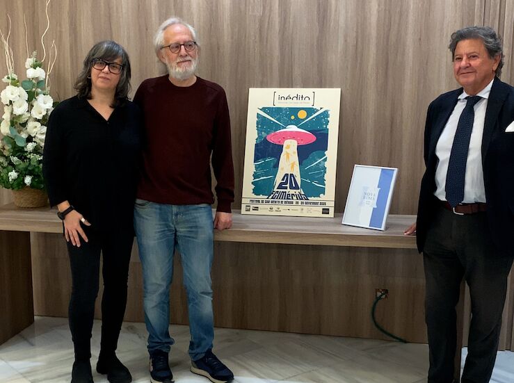 Ilustradora grfica Justi C Berrocal firma cartel del XX Festival Cine Indito de Mrida