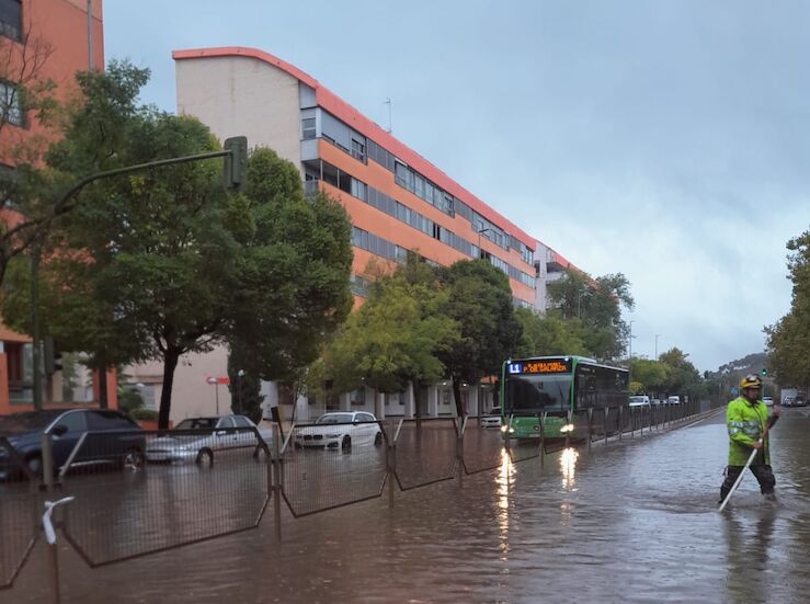 Bomberos de la Diputacin realizan 17 salidas por las fuertes lluvias de este mircoles