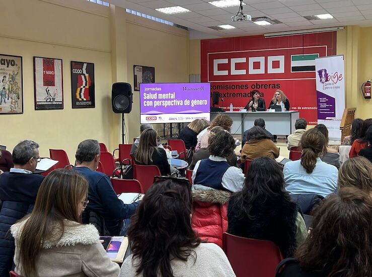 Jornadas de CCOO tratan con perspectiva de gnero la relacin entre salud mental y laboral